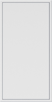 Revisionstür weiß 400 x 800 mm mit Schnappverschluss